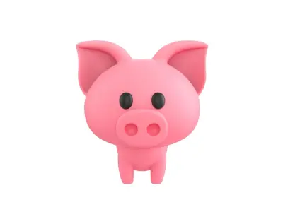 Character026 Pig 3D model