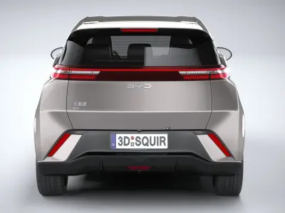 BYD Dolphin Mini 2025 3D model