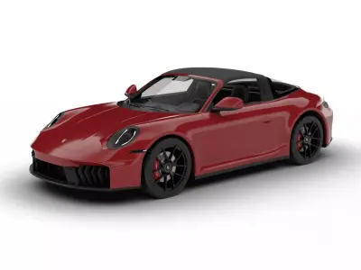 Porsche 911 Carrera Targa 4 GTS 2025 3d model 3D model