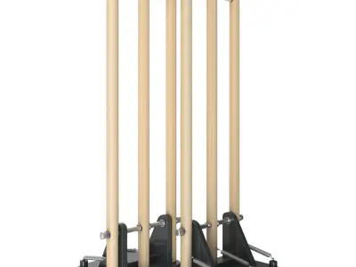 Cricket Wicket 3D model