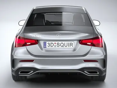 Mercedes-Benz A-Class Sedan AMG 2023 3D model