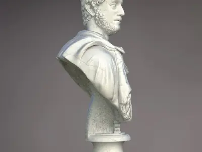 Bust of Commodus Emperor 3D model