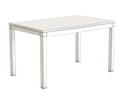 Scavolini Industrial Action Dining Table Small Free 3D model