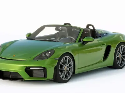 Porsche 718 Boxster Spyder 2020 3D model