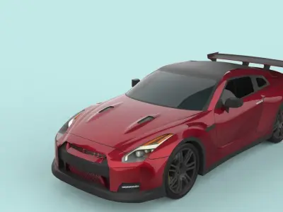 modern car design  3D model