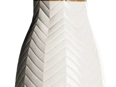 Adra Vases with Plants 3D model