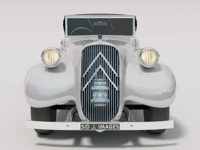 Old Citroen C11 3D model