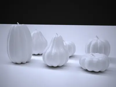 12 Halloween Pumpkin Designs 3D print model