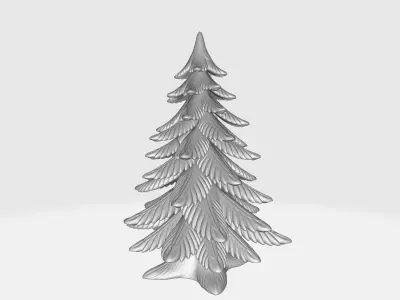 Christmas Tree Festive Evergreen Decor for Holiday Display 3D print model