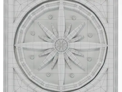 Decorative panels - Set 4 3D model