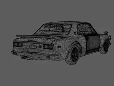 Nissan Skyline GTR 3D model