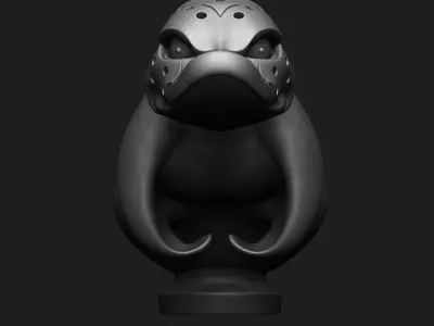 Duck in Jason Mask figurine from the movie Death Proof 2007 3D print model