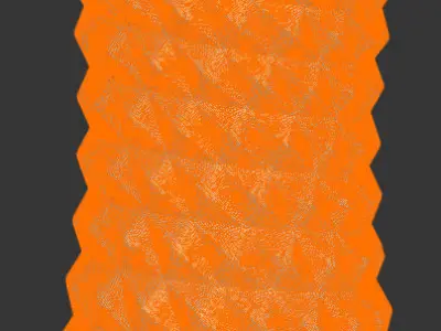 Spiral Triangular Notched Vase Geometric Shape 3D Printing Model 3D print model