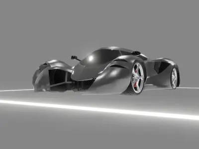 Vortex GX5 3D Model Low-poly 3D model