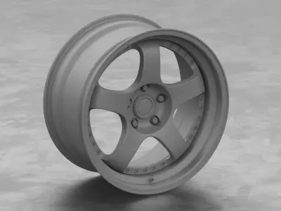 SSR SP1 Rim 3D Model 3D model