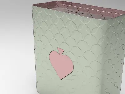 Zum Moneybox Low-poly 3D model