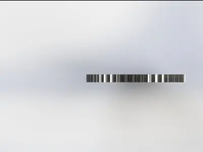 High-Quality Mechanical Spur Gear Design  3D print model