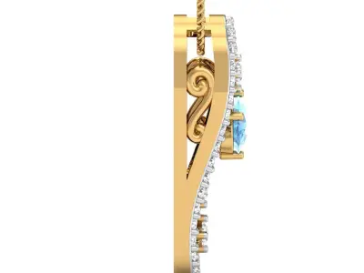 Diamond Locket Set 3D print model buy