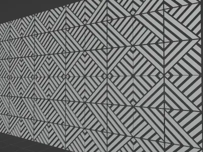 Wall wood seamless set2 V30 3D model