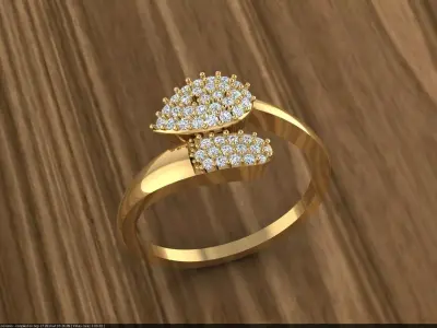 Diamond Jewelry Ring 3D print model get