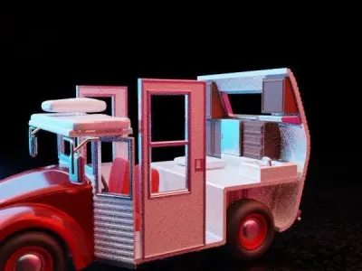 FULL KIT Super Bugger Beetle Motorhome 04fev22 3D print model