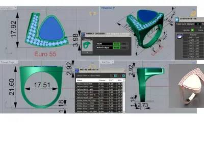 Womens Jewelry Ring A Symbol of Shine and Modern Design jr00246 3D print model