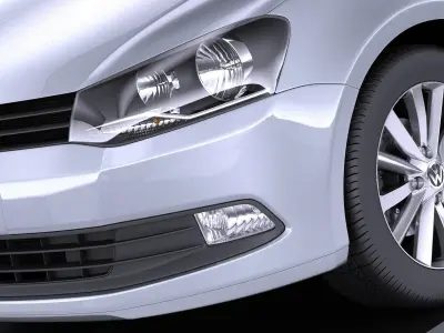 Volkswagen Gol 2013 VRAY 3D model
