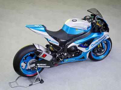 GSXR750 Suzuki Racing Team 3D model