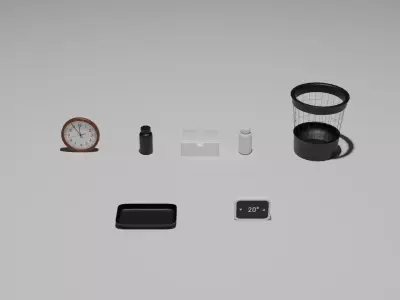 GAME READY MEDICAL ROOM ASSET PACK Free low-poly 3D model