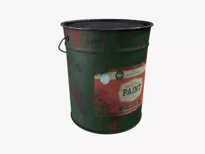 Paint Bucket 3D model