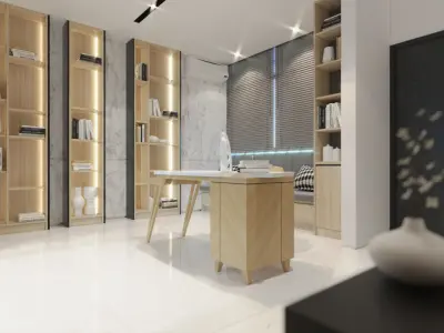 Design Bedroom Modern Low-poly 3D model