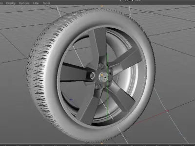 Wheel Autobot BumbleBee 3D model