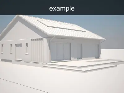 Example house model Free 3D model