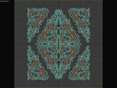 ornament 3d model 1 3D model