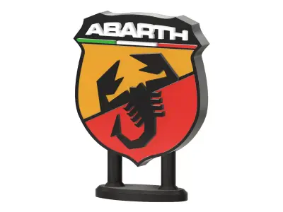 Abarth Logo Two Versions Available 3D print model