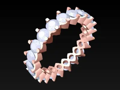 Diamond Ring  - N3806 Free 3D print model