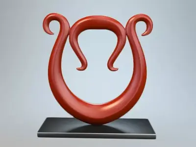 Abstract Figure 3D model 26