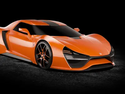 Trion Nemesis 2016 Supercar  3D model