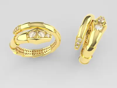 Rings Snack 3D print model