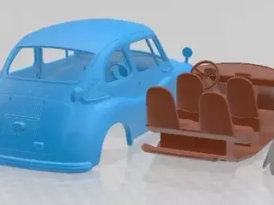 Subaru 360 1958 Printable Car 3D print model