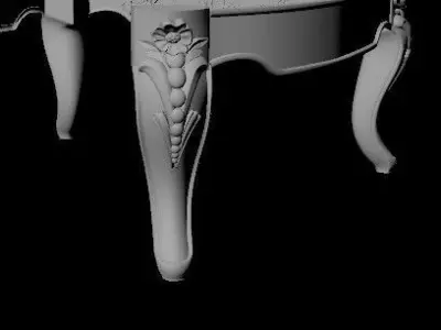 sofa with armchair 3D model