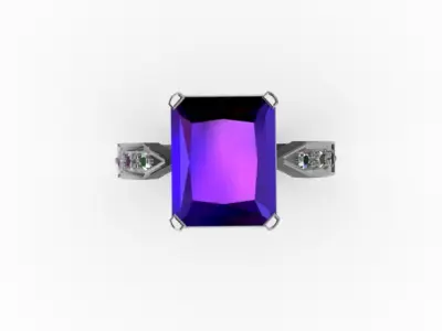 ANEL COM PEDRA  3D model