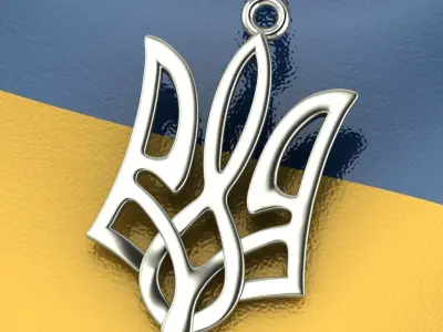 Ukrainian Trident 3D print model 20