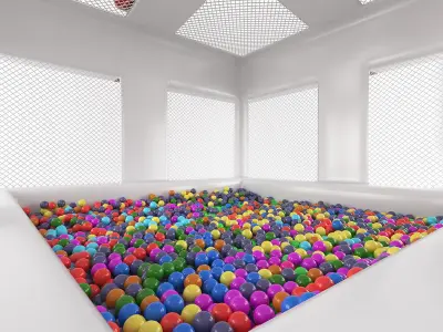 Inflatable Christmas Present 3D model