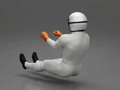 2 Models - Jackie Stewart driving for BRM 3D print model