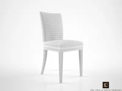 The Sofa and Chair Company Paris Dining Chair 3D model