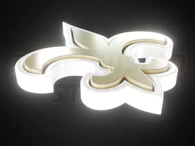 New Orleans Saints logo - Cinematic - 3D print 3D model
