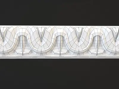 Moulding decorative crown molding 3D print model