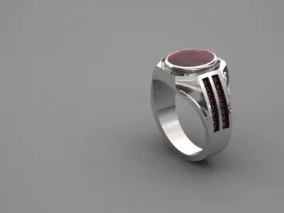 NEO MAN RING MODEL3 3D print model