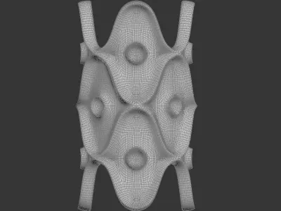 Eyed Plant Pot 3D print model